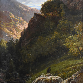 Les Gorges du Coyroux, par Auguste Delierre, 1879. Collection Ville de Brive-musée Labenche; cliché Ville de Brive/S.Marchou