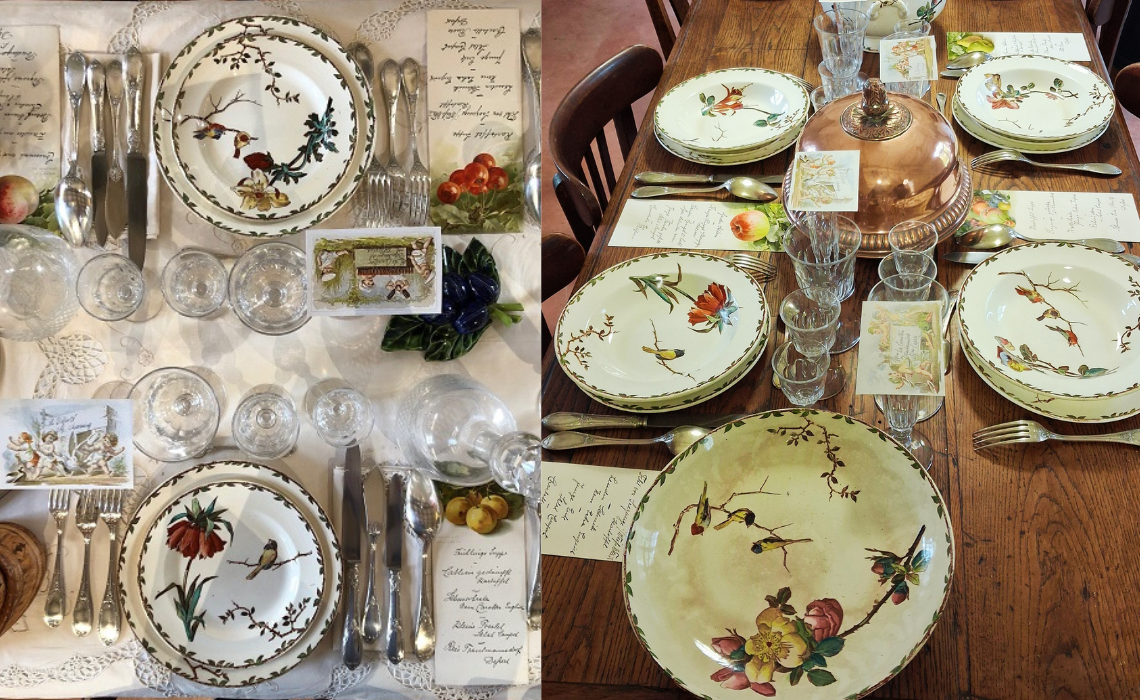 Une table d’inspiration Belle Époque 1900
Collection privée. Cliché du musée André Voulgre - Mussidan (24)