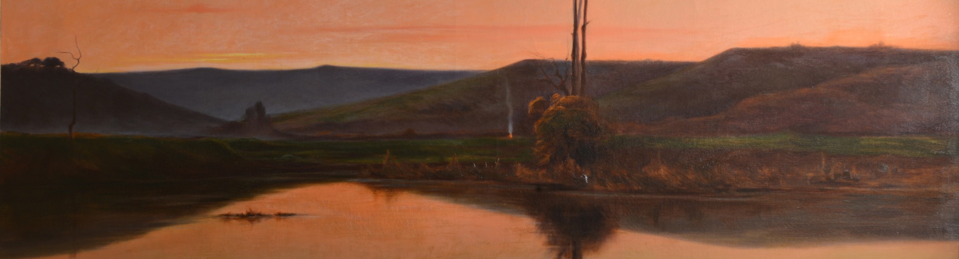Raphael Gasperi, Clair de lune - huile sur toile - Exposition au musée Labenche à Brive