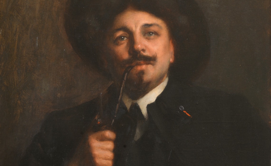 Raphaël Gaspéri, huile sur toile de Léon Galand, 1907.